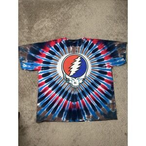 Vintage Mens Tshirt 90s Grateful Dead Crying Jerry Deadstock Tie Dye, Size 5XL